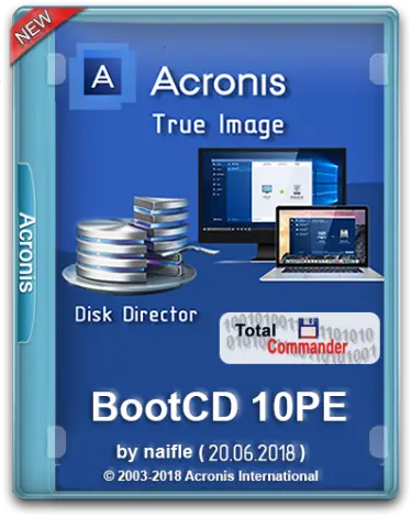 Иконка Acronis BootCD 10PE x86x64 by naifle [2018, RUS]