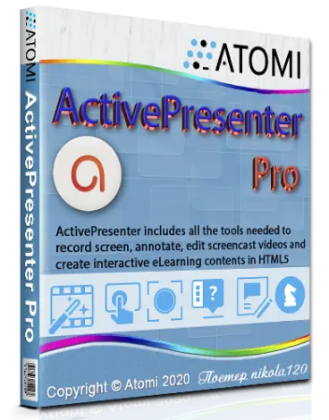 Иконка ActivePresenter Pro Edition 8.0.2 (2020) RePack & Portable by TryRooM