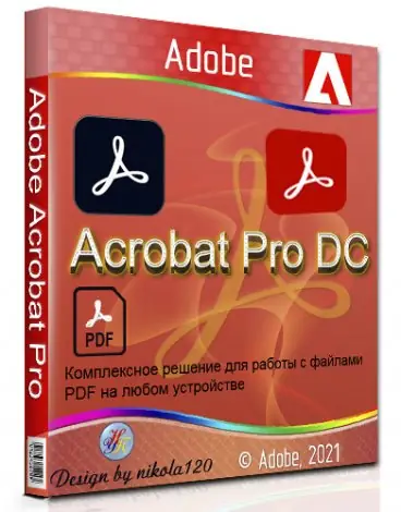 Иконка Adobe Acrobat Pro DC 2021.007.20102 RePack by KpoJIuK [Multi Ru]