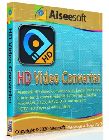 Иконка Aiseesoft HD Video Converter 9.2.26 (2020) РС RePack & Portable by TryRooM
