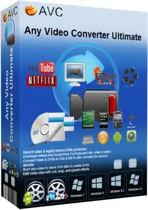 Иконка Any Video Converter Ultimate 7.0.9 RePack (& Portable) by elchupacabra [Multi Ru]