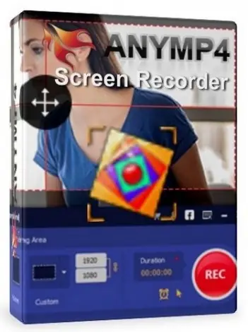 Иконка AnyMP4 Screen Recorder 1.1.30 RePack (2018) Multi Русский