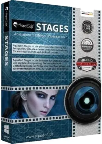 Иконка AquaSoft Stages 14.1.08 RePack (& Portable) by elchupacabra [Multi Ru]