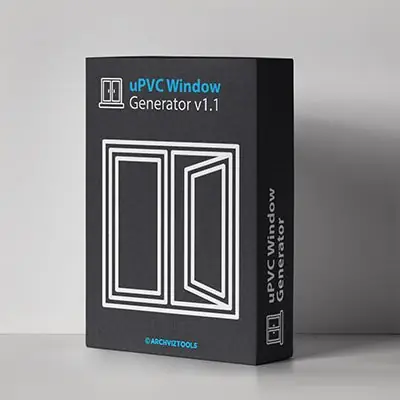 Иконка ArchvizTools - uPVC Window Generator 1.1 [En]