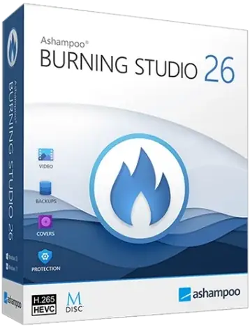 Иконка Ashampoo Burning Studio 26.0.1.1 RePack (& Portable) by elchupacabra [Multi Ru]