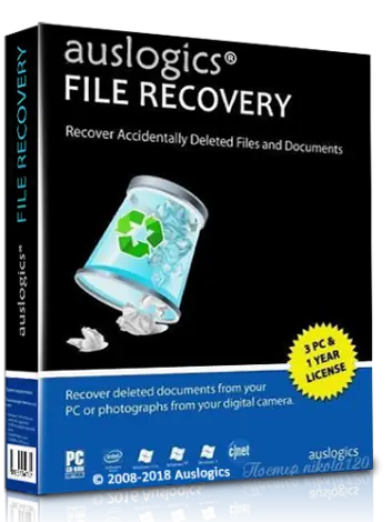 Иконка Auslogics File Recovery 8.0.14.0 (2018) РС RePack by D!akov