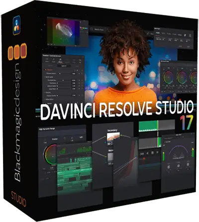 Иконка Blackmagic Design DaVinci Resolve Studio 17.3.2 Build 8 RePack by KpoJIuK [Multi Ru]