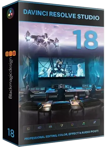 Иконка Blackmagic Design DaVinci Resolve Studio 18.1.1 Build 7 [Multi Ru]