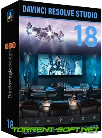 Иконка Blackmagic Design DaVinci Resolve Studio 18.6 Build 9 RePack by KpoJIuK [Multi Ru]