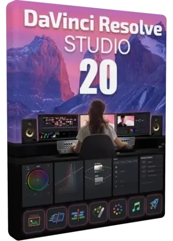 Иконка Blackmagic Design DaVinci Resolve Studio 20.0B Build 47 Public Beta 4 RePack by KpoJIuK [Multi Ru]