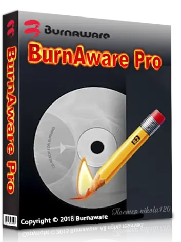 Иконка BurnAware Professional 11.7 (2018) РС RePack & Portable by TryRooM