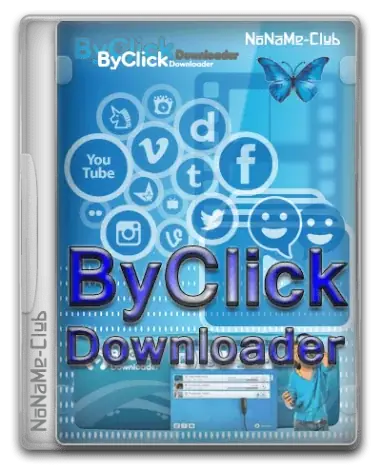 Иконка By Click Downloader Premium 2.4.23 RePack (& Portable) by elchupacabra [Multi Ru]