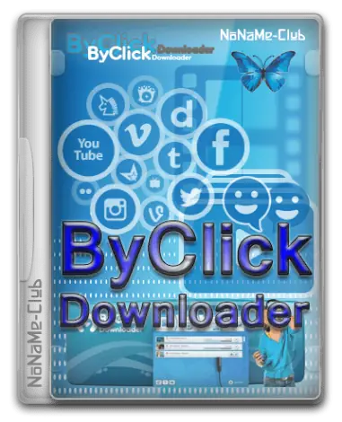 Иконка ByClick Downloader Premium 2.3.25 RePack (& Portable) by Dodakaedr [Multi Ru]