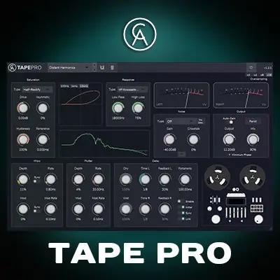 Иконка Caelum Audio - Tape Pro 1.2.1 VST3, AAX (x64 x86) RePack by FLARE [En]
