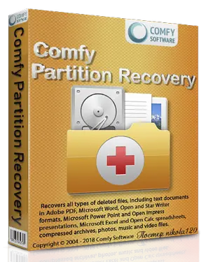 Иконка Comfy Partition Recovery 2.8 RePack (& Portable) by ZVSRus x86 x64 [2018, ENG + RUS]