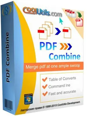 Иконка CoolUtils PDF Combine 6.1.0.122 RePack by вовава [Ru En]
