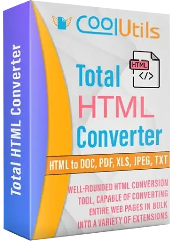 Иконка CoolUtils Total HTML Converter 5.1.0.315 RePack (& portable) by elchupacabra [Multi Ru]