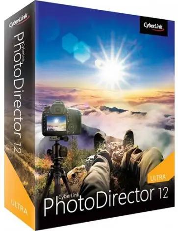 Иконка CyberLink PhotoDirector Ultra 12.1.2512 [x64] (2021) PC RePack by PooShock