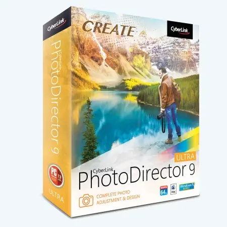 Иконка CyberLink PhotoDirector Ultra 9.0.2607.0 (2018) Multi