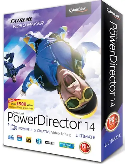 Иконка CyberLink PowerDirector 14 Ultimate 14.0.2707.0 (2016) Multi Русский