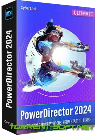 Иконка CyberLink PowerDirector 2024 Ultimate 22.0.2118.0 (x64) [Multi]