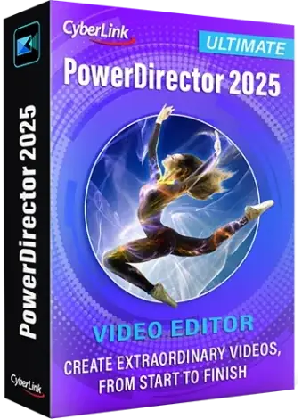 Иконка CyberLink PowerDirector 2025 Ultimate 23.1.1322.0 (x64) Portable by 7997 [Multi]