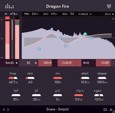Иконка Denise Audio - Dragon Fire 1.0.0 VST, VST3, AAX (x32 x64) [En]