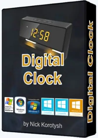 Иконка Digital Clock 4.7.9 Final + Portable [Multi Ru]