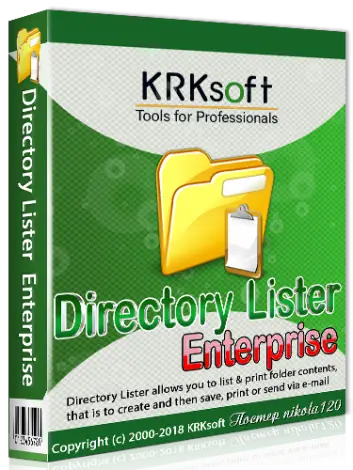 Иконка Directory Lister 2.26 Enterprise Edition RePack (& Portable) by TryRooM [2018, MULTILANG +RUS]