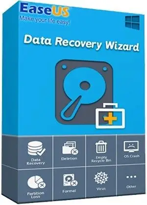 Иконка EaseUS Data Recovery Wizard 15.6.0.0 (2022) PC RePack & Portable by Dodakaedr