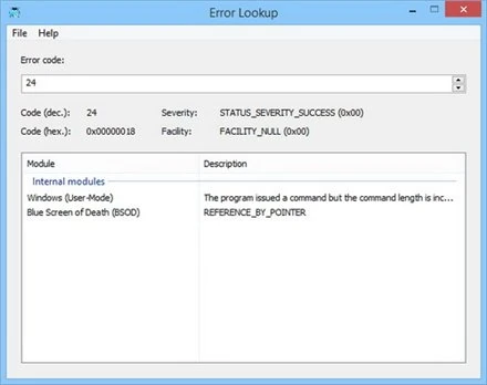 Иконка Error Lookup