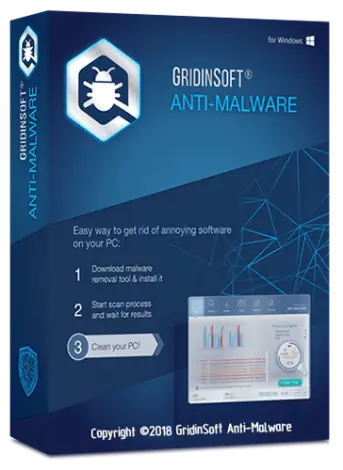 Иконка GridinSoft Anti-Malware 4.0.10.230 (2018) РС RePack & Portable by 9649