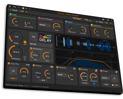 Иконка HOFA - Colour Delay 1.0.0 VST 3, AAX (x64) [En]