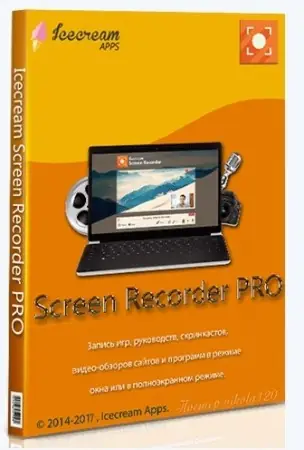 Иконка Icecream Screen Recorder Pro 4.73 (2017) Multi Русский