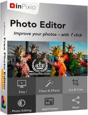 Иконка inPixio Photo Editor 9.0.7004.21000 (2019) PC RePack & Portable by TryRooM