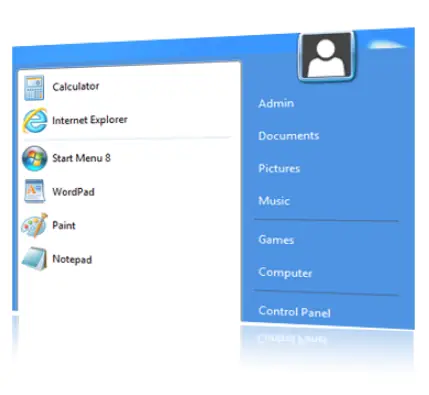 Иконка IObit Start Menu 8 4.5.0.1 (2018) PC RePack by Diakov