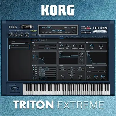 Иконка KORG - TRITON Extreme 1.0.2 STANDALONE, VSTi, AAX (x64) RePack by RET [En]