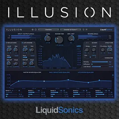Иконка LiquidSonics - Illusion 1.1.7 VST, VST3, AAX (x64) RePack by R2R [En]