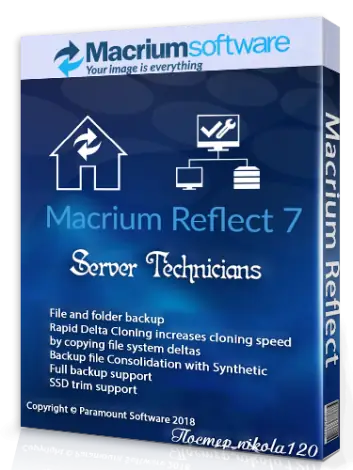 Иконка Macrium Reflect 7.2.3897 Server Technicians (2018) РС
