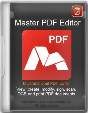 Иконка Master PDF Editor 5.9.89 RePack (& Portable) by elchupacabra [Multi Ru]