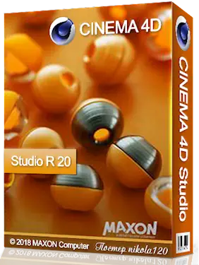 Иконка Maxon CINEMA 4D Studio R20.030 (2018) РС Portable by soyv4