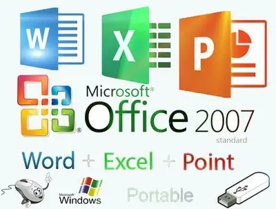 Иконка Microsoft Office 2007 SP3 Standard 12.0.6798.5000 (Excel + PowerPoint + Word) Portable by Spirit Summer [Ru]
