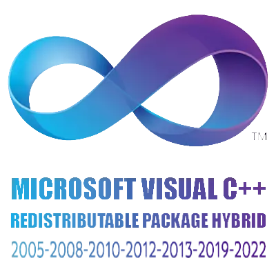 Иконка Microsoft Visual C++ 2005-2008-2010-2012-2013-2019-2022 Redistributable Package Hybrid x86 & x64 (07.12.2021) [Ru]