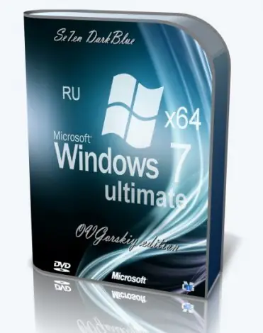 Иконка Microsoft® Windows® 7 Ultimate Ru x64 SP1 7DB by OVGorskiy® 11.2018