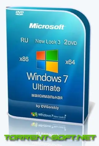 Иконка Microsoft Windows 7 Ultimate Ru x86-x64 SP1 NL3 by OVGorskiy 08.2023 2DVD