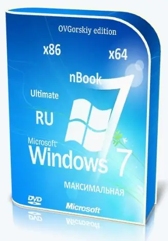 Иконка Microsoft® Windows® 7 Ultimate Ru x86 x64 nBook IE11 by OVGorskiy 03.2023 1DVD