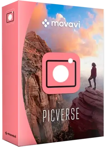 Иконка Movavi Picverse 1.11.0 RePack (& Portable) by elchupacabra + Content [Multi Ru]