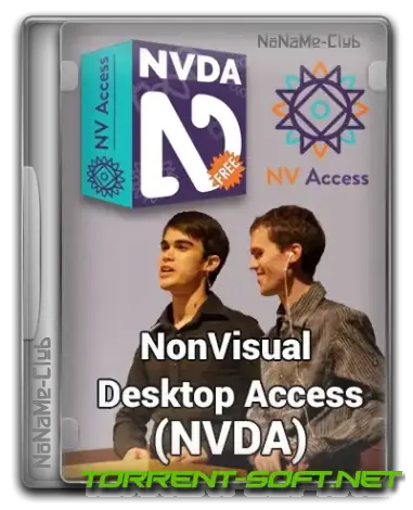 Иконка NonVisual Desktop Access (NVDA) 2023.2 include Portable [Multi Ru]