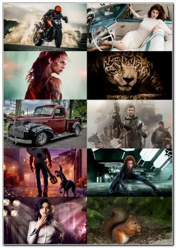 Иконка Обои для рабочего стола - Разное [1920x1080] [300шт.] (2017) JPG