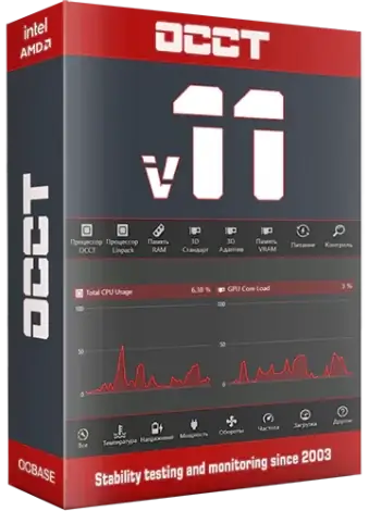 Иконка OCCT 11.0.17 Final Portable [Multi Ru]